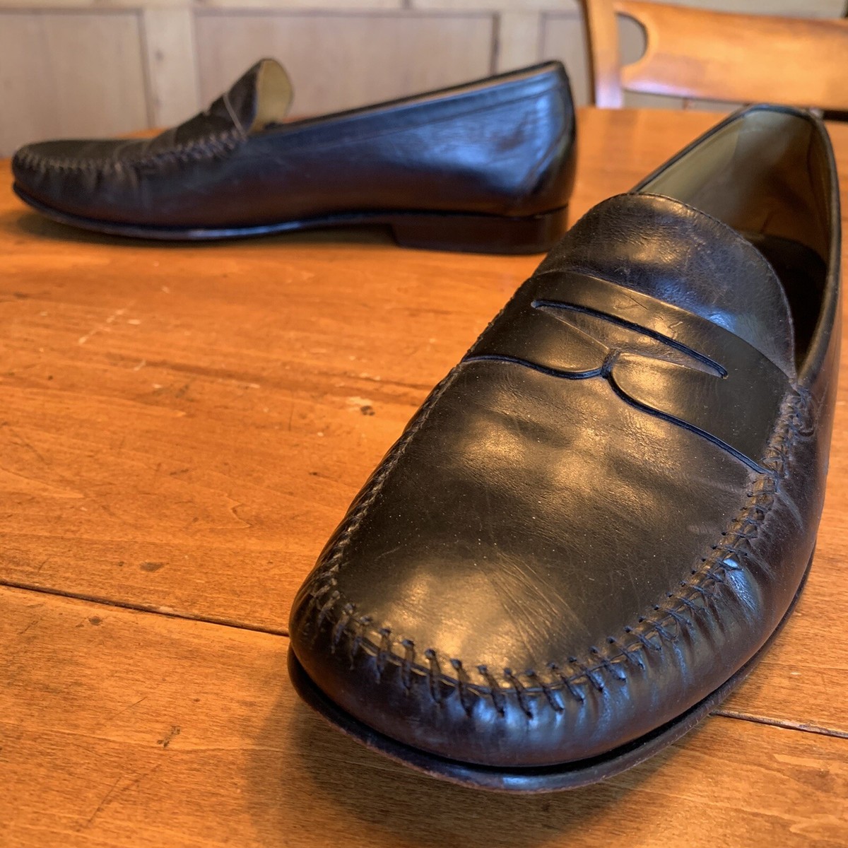 Cole Haan Black Glossy Penny Loafers size 11.5 Amazon.com | Cole Haan Men main image 2