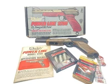 Vintage  Daisy Power Line 1200 CO2 BB Pistol w/ Box Manual Tested Works .