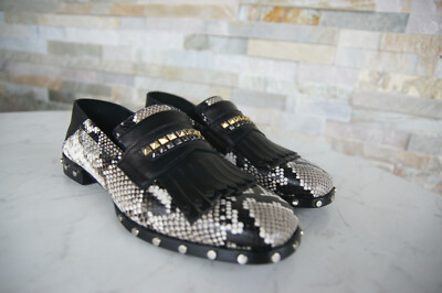 Barracuda Size 40 Slip-On Loafers Fringe Shoes Snake NEW  display picture 3