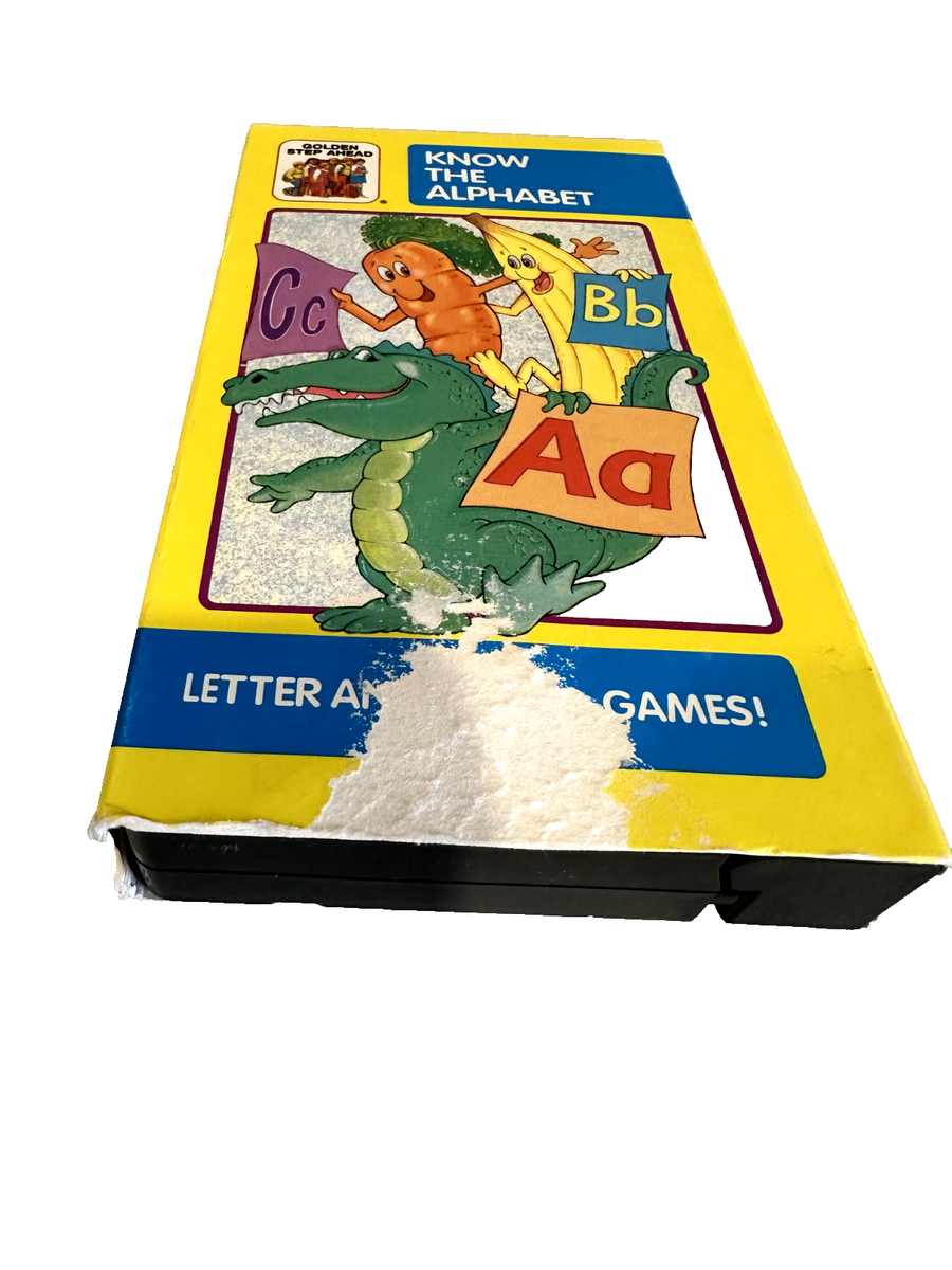 GOLDEN STEP AHEAD KNOW THE ALPHABET VINTAGE VHS TAPE MOVIE | eBay