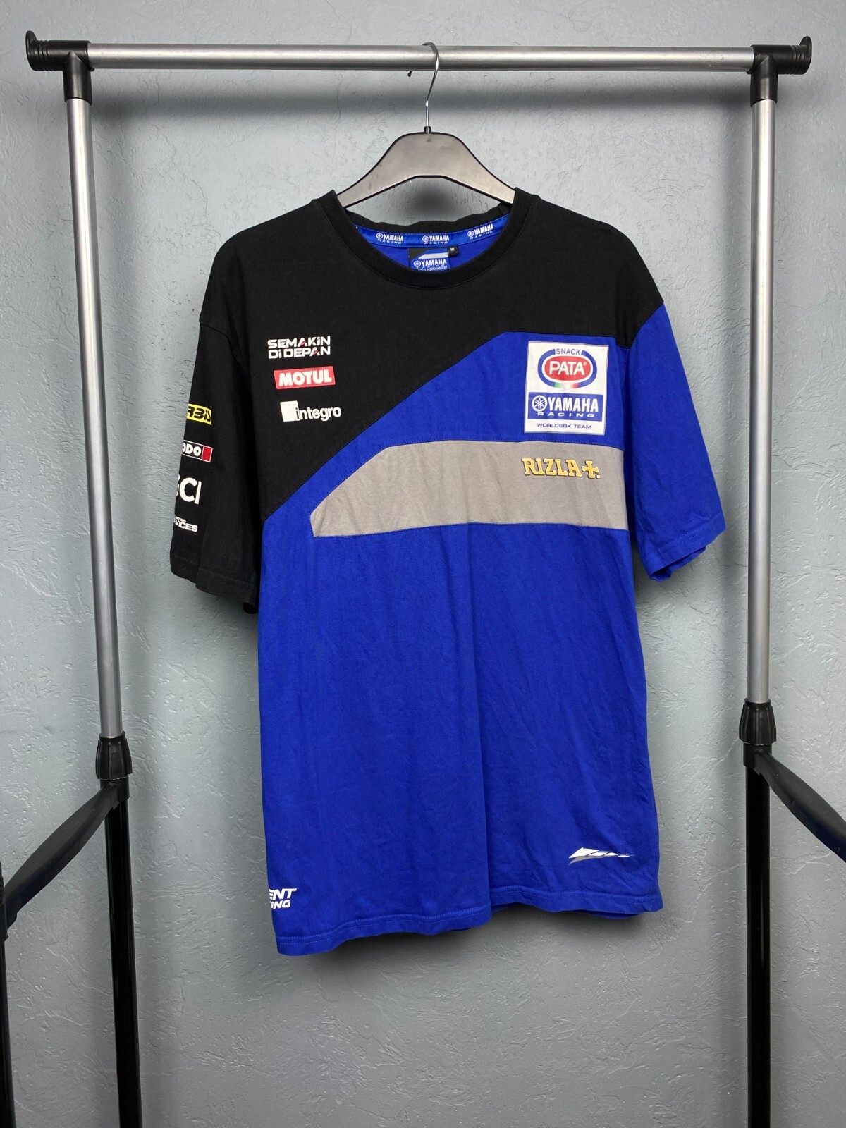 Yamaha Racing Vintage Mens XL Crew Neck Tee