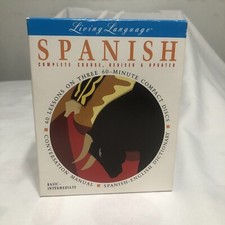 Living Language SPANISH Complete Course Revised Updated 3 CD'S New Open Box