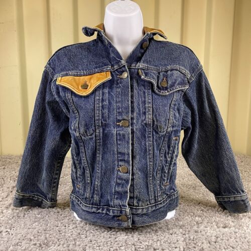 Vintage Levi's Jean Trucker Jacket Girl's Size Sm… - image 1