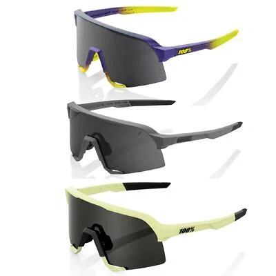 100% Fahrrad Sonnen Brille S3 Smoke Lens Radbrille UV Schutz Sport - Bild 1 von 4