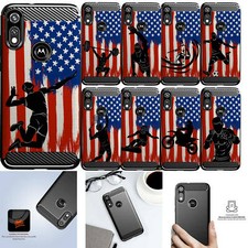 For Moto E 2020 /Moto E7 Flex TPU Fiber SET14 Unique Matte Case