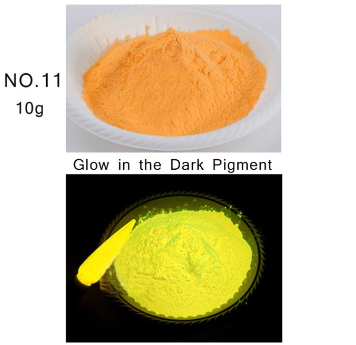 10g Glow in the Dark Pigment Pearlescent Epoxy Resin Powder Colour