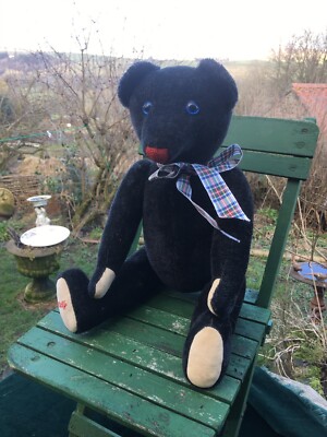 Wunderschöner Schwarzbär ''Willy'' - Johanna Haida 1997 Limited Edition of 500. Super!