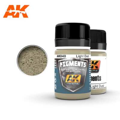 AK INTERACTIVE 040 PIGMENT - LIGHT DUST 35ml (Weathering product)