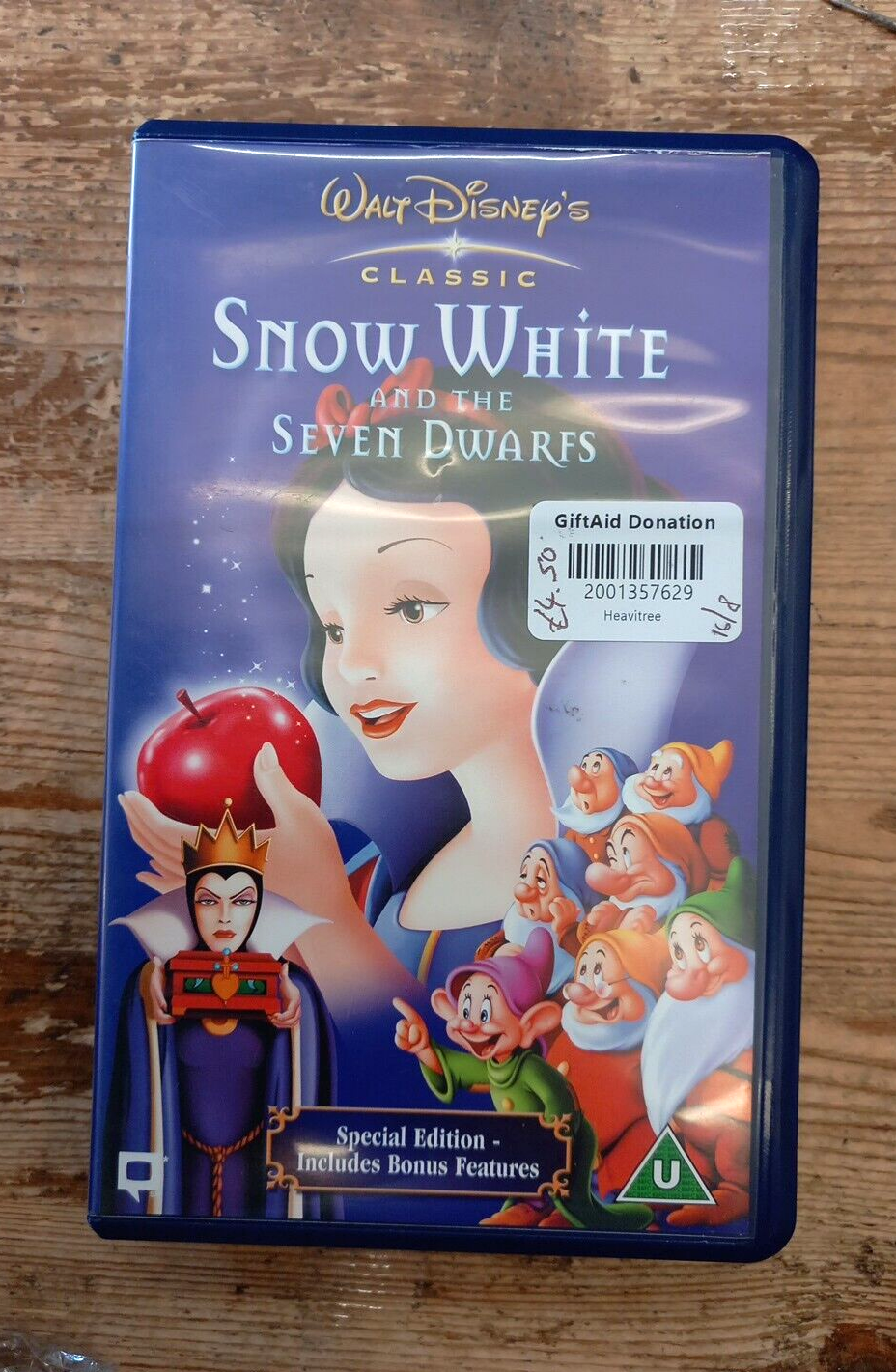 Walt Disney Classic Snow White And The Seven Dwarfs Vhs