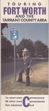 1980's Fort Worth & Tarrant County Map & Guide Brochure