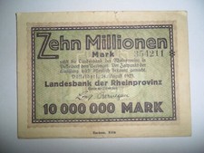 BANCONOTA ANTICA 10 MILLIONEN REICHSMARK GERMANIA 1923 SPL