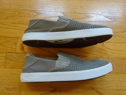 OluKai Men's Lae'ahi Slip-on Shoes Light Brown Size 8.5 - Picture 5 of 11