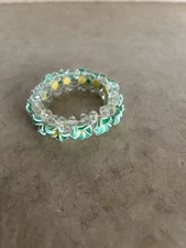 Hawaii Fimo Flower Stretch Bracelet