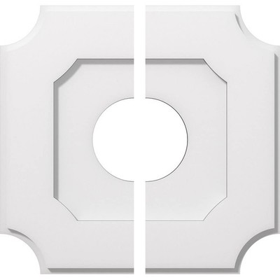 Ekena Millwork CMP16LE2-05000 Locke Architectural Grade PVC Contemporary, Two Pi