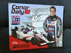 2016 Indy Car Indianapolis 500 Promo hero Card Conor Daly Signed