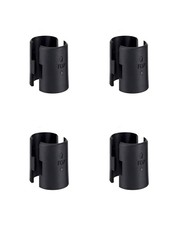 Black 8 Pack Wire Shelving Shelf Lock Clips 3/4" Post Shelf Lock Wire Clips