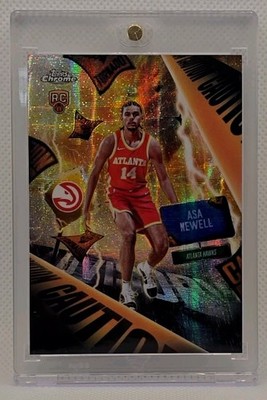 2025-26 Topps Chrome Asa Newell Advisory CASE HIT SSP Rookie Hawks
