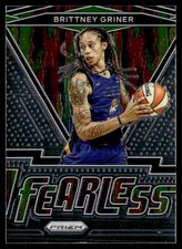 2021-22 Panini Prizm WNBA Fearless Brittney Griner Phoenix Mercury #14