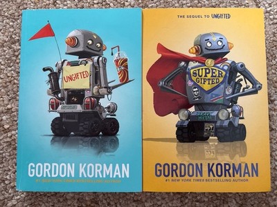 Gordon Korman Ungifted & Supergifted Paperback Juvenile Fiction Ages 9-12 School