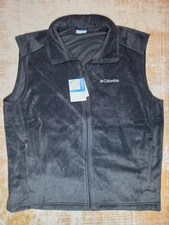 Columbia Vest Mens XL Gray Full Zip Cathedral Peak II New With Tags