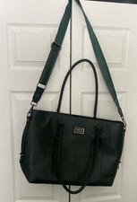 Mosiso Laptop Bag Briefcase Purse Hunter Green 18x12x5 w/ Strap