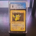 Pokémon TCG Lt. Surge's Pikachu 81/132 Gym Heroes 1st Ed CGC 8 2000