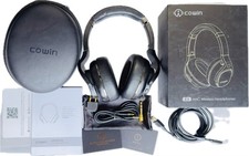 Cowin E9 ANC Bluetooth Wireless Headphones Over Ear Used Fully Working