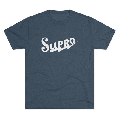 SUPRO Tri-Blend Tee 13 Colors T-Shirt Guitar Bass Amp Vintage Gift Kay Airline