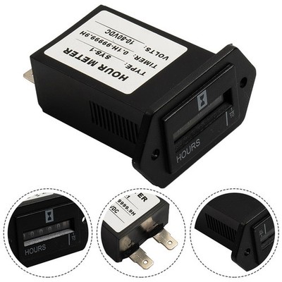 Hour Meter Generator Replacement Gauge HM002 ABS Dust-proof Damp-proof