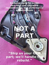 06-12 Porsche 911 Quarter Window Regulator Passenger- Premium Rebuild Service