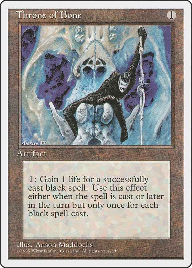 Throne of Bone #353 ** (LP) - Fourth Edition MTG
