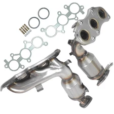 2PCS Catalytic Converter For 2006-2012 Toyota Rav4 3.5L Front manifold OBD