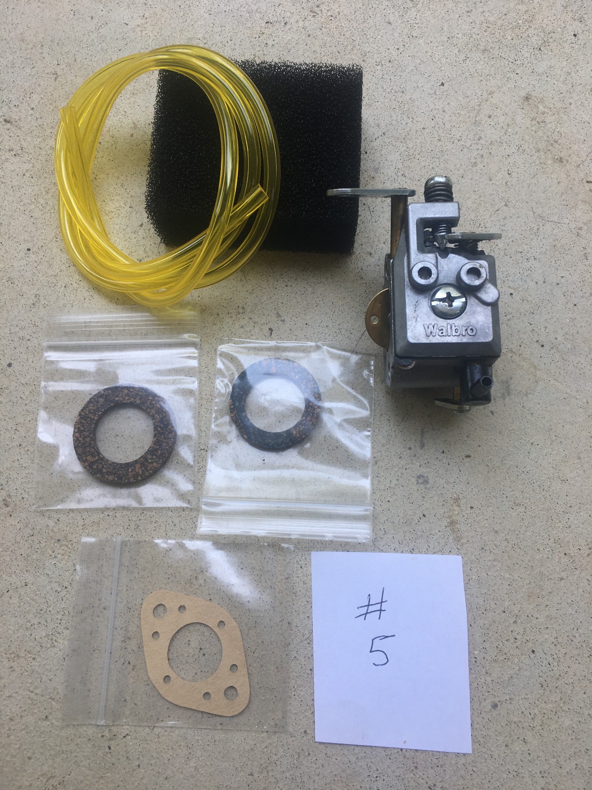 McCulloch Walbro Rebuilt OEM Carburetor with Free Air Filter for MAC 3200 3500 3800 AV Chainsaws