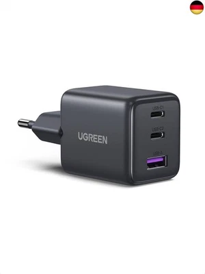 UGREEN USB C Ladegerät 30W 3-Port GaN II Netzteil iPhone Adapter PD - Bild 1 von 4