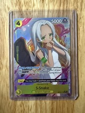S-Snake (Alternate Art) OP13-114 Carrying On His Will Foil One Piece Rare Foil