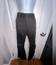 Vtg Guess Collection Women  s 6 Black Flared Low Cargo Jeans Pants S Y2K Grunge