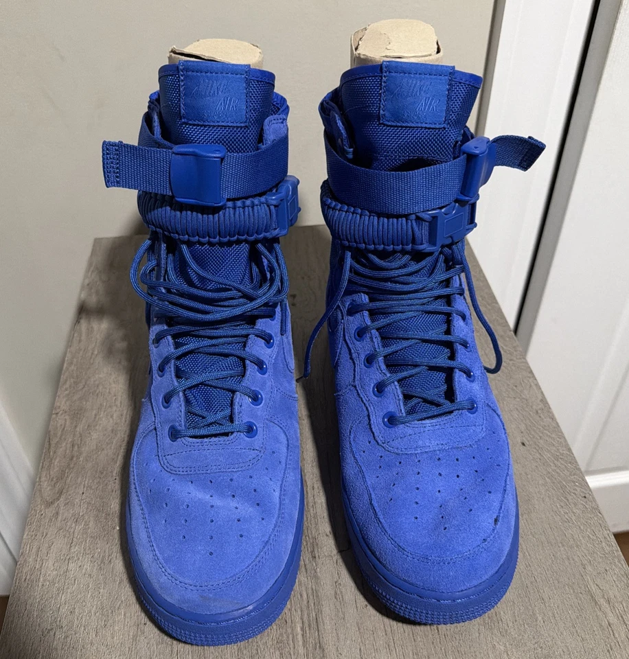 Nike SF Air Force 1 High Game Royal Blue 864024-401 Men's Size 12 - Image 4 of 4