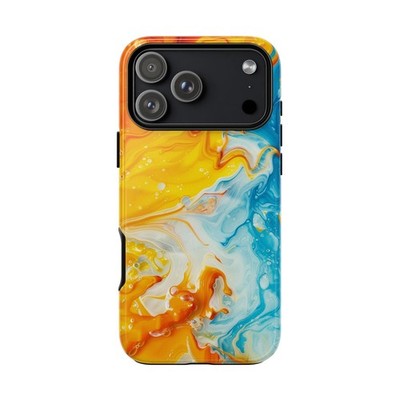 Solar Frost Yellow Blue Fusion | Phone Ink Case for iPhone/Galaxy/Pixel