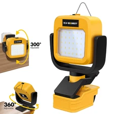 For Dewalt 20V Battery Cordless Led Work Light Portable Flood Light Flashlight