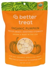 A Better Treat Dog Treats Freeze-Dried Pumpkin Organic 0.5 oz Pack of 5
