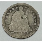 1853 Seated Liberty Half Dime Coin Arrows Date US Silver 90% Fair