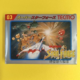 Super Star Force TECMO Nintendo Famicom software with box and instructions #4559