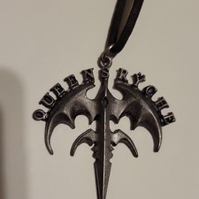 Queensryche Pendant Necklace &copy;1992 Queensryche Corp Inc Starline Perfect Conditi