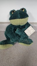 Vintage Russ FLEEGLE Frog Plush Stuffed Heartcraft Collection / 16  / With Tag