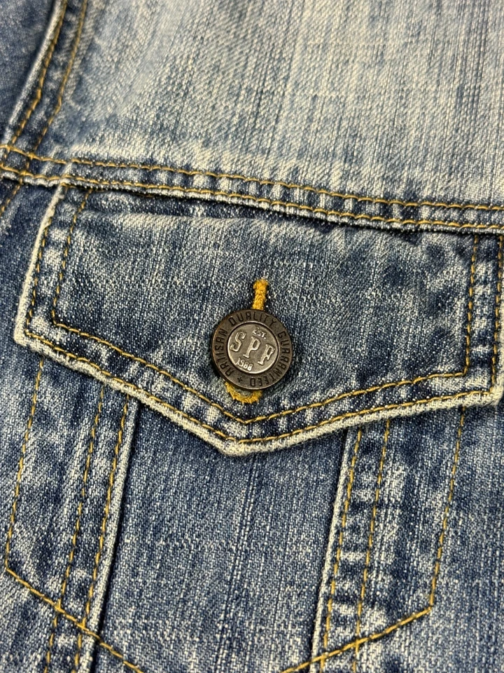 Springfield Raw & Rag One's Paradise Denim Long Slv Jacket Trucker SPF Sz Medium - Image 2 of 4