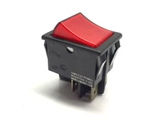 20 Amp Double Pole DPST On-Off Illuminated Rocker Switch 120/240V AC for Panel