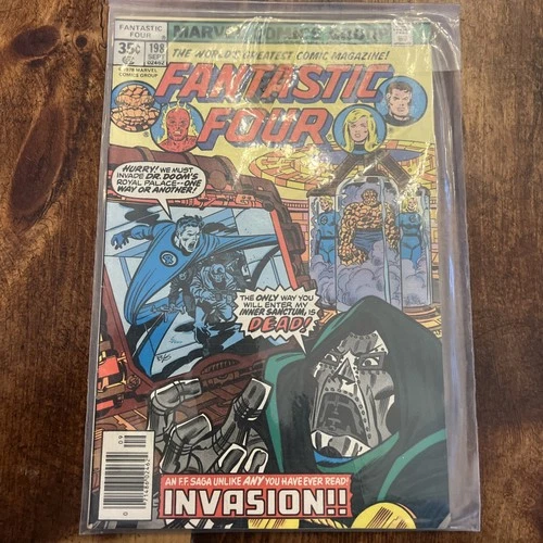 Vintage 1978 Fantastic Four Marvel Comic Book #198 "DR. Doom". Great Condition