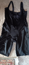 Maidenform Shapewear Mid Thigh Body Suite Small Black