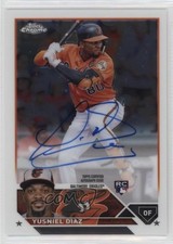 2023 Topps Chrome Rookie Auto Yusniel Diaz #RA-YDI Auto 0f6b