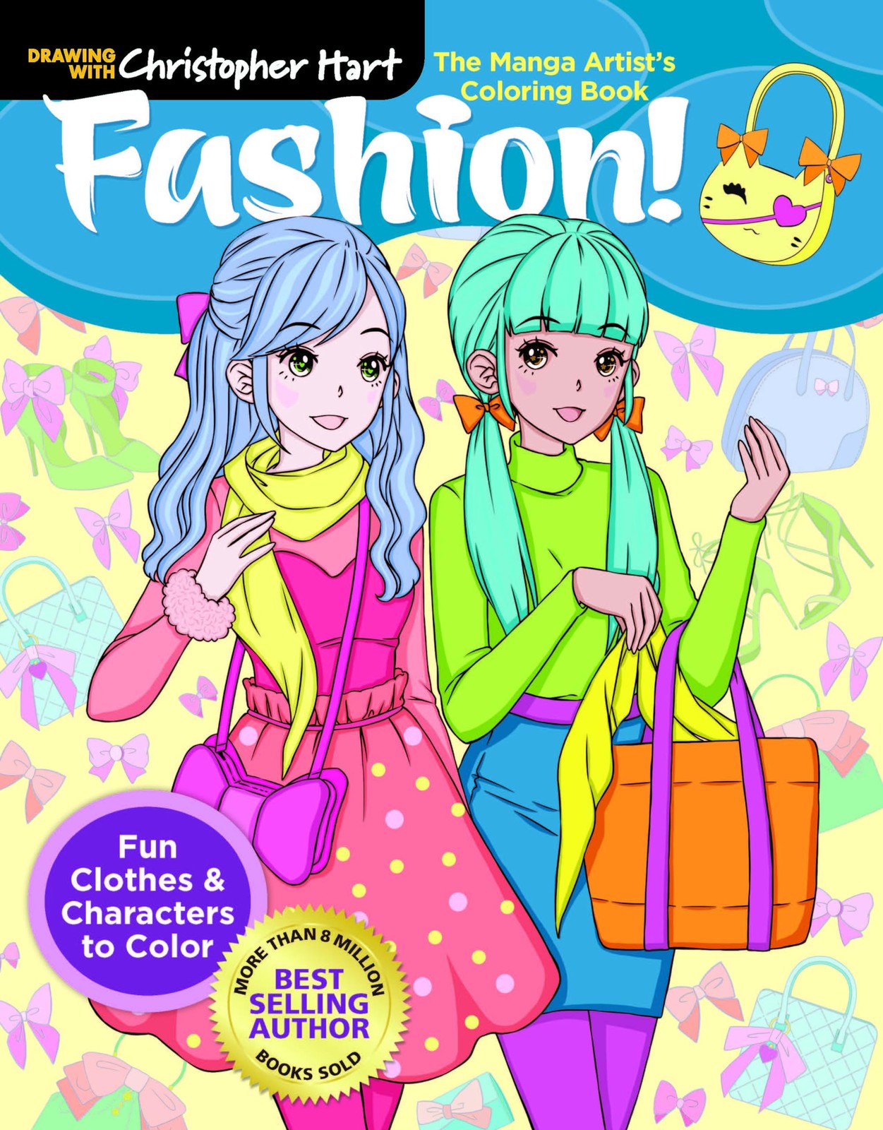 Manga Artist's Coloring Book: Fashion: Fun by Christopher Hart (PB 2024) - Image 7
